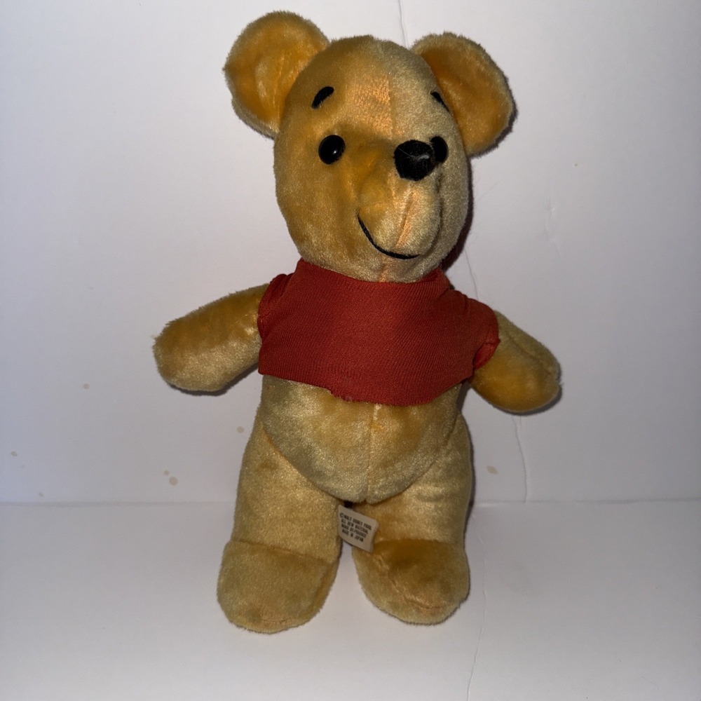 Vintage rare 1960s Winnie The Pooh Plush Teddy Bear